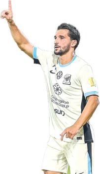 حسـام عـوار يساهـم في فـوز الاتحاد علـى الأخــدود