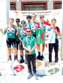 الدراج منصوري يهدي الجزائــر ذهبيـة السّبـاق علــى الطّريــق
