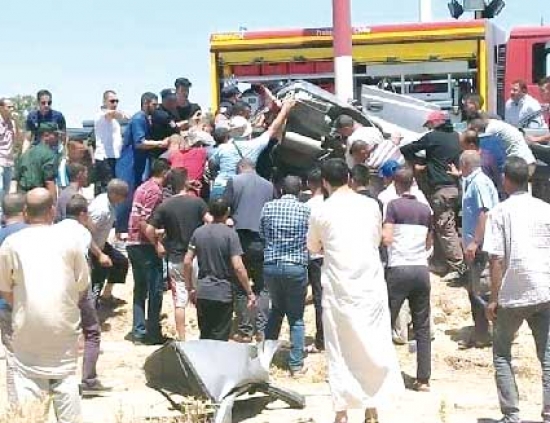 حادث مرور يودي بحياة 5 أشخاص بباتنة