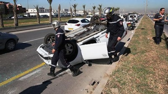 حوادث المرور : وفاة 14 شخصا وجرح 275 آخرين بالمناطق الحضرية خلال أسبوع