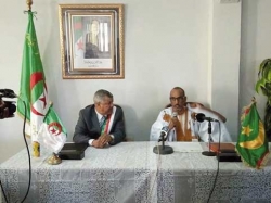 التوقيـع على اتفاقية توأمة بين تندوف و «بـــير مغريـن» الموريتانية