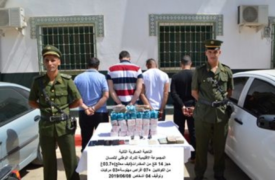 توقيف إبني الإرهابي المقضى عليه &quot;زوابري علي&quot; وبحوزتهما 36 كلغ من المخدرات بسيدي موسى