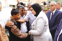 مولوجي تقـدّم واجب العــزاء لضحايا الفيضانات بسيدي عيسى وعين لحجل