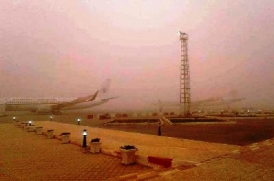 الجوية الجزائرية : توقف استغلال عدة مطارات بشرق البلاد بسبب سوء الاحوال الجوية
