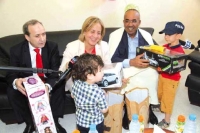 وفد وزاري يشارك الأطفال المرضى والمقيمين بدار الرحمة فرحة العيد