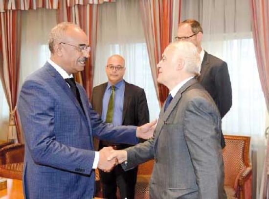 بدوي يستقبل ممثل البعثة الأممية للدعم في ليبيا