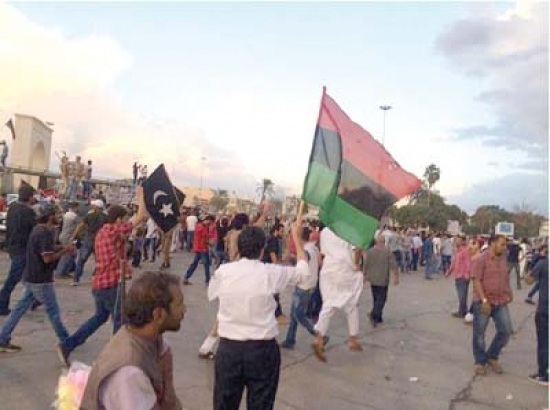 ارتفاع ضحايا الاعتداء الارهابي على متظاهرين ببنغازي إلى 12 قتيلاً