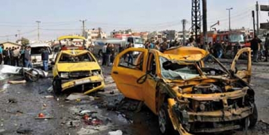 46 قتيلا في تفجير مزدوج بحمص