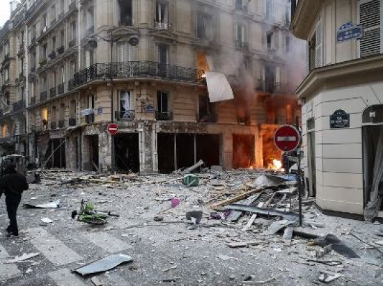 فرنسا : إصابة عدة أشخاص بانفجار داخل مخبز بالدائرة الـ 9 وسط باريس