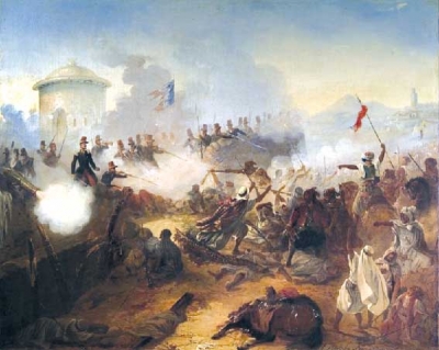 معركة تادمـايت في أفريـل 1844م