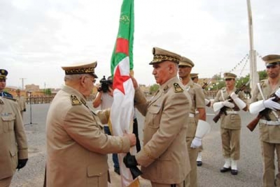 الفريق أحمد قايد صالح يشرف على تنصيب اللواء محمد عجرود قائدا جديدا للناحية العسكرية الـ 6