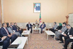 بوراس يستقبل الوفد البرلماني الليبي