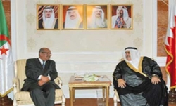مساهل يستقبل من طرف نائب رئيس مجلس  وزراء  البحرين