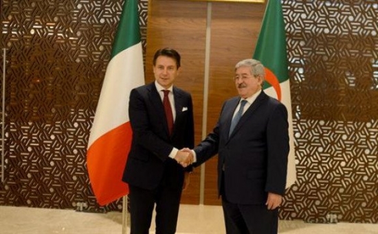 أويحيى يتباحث مع رئيس مجلس الوزراء الايطالي