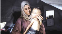 حصيلة شهداء المجاعة ترتفع  إلى 453 بينهم 150طفـــلاً