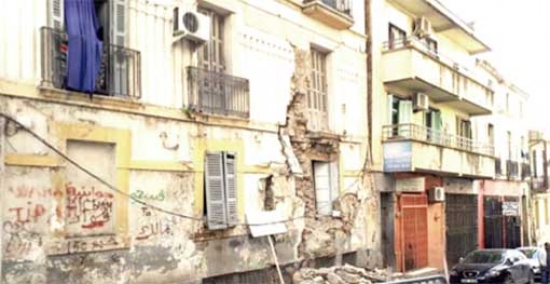 بنايات حي الثوار بقسنطينة مهددة بالانهيار