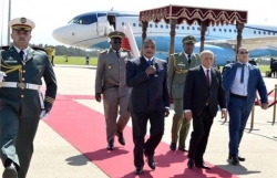 رئيس جمهورية الكونغو يصل الجزائر في زيارة دولة