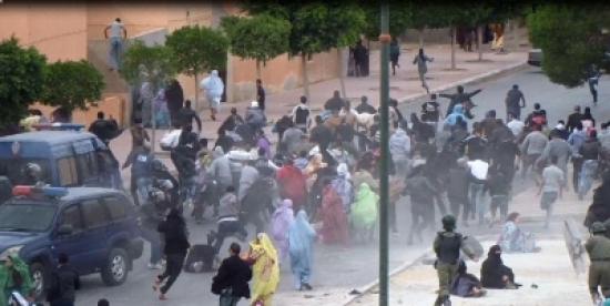 الصحراء الغربية : قوات الاحتلال المغربية تتدخل بعنف ضد متظاهرين صحراويين بمدينة السمارة المحتلة