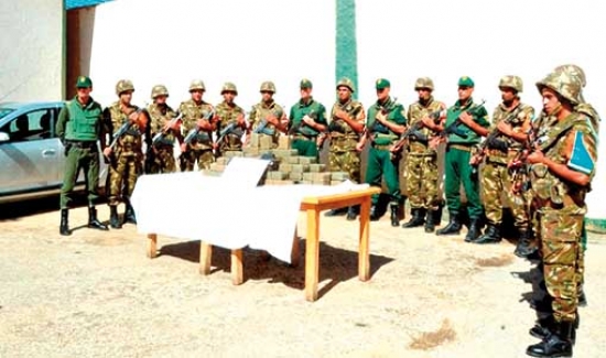 قوات الجيش الوطني الشعبي توقف 3183 تاجر مخدرات