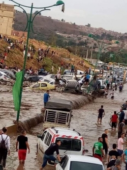 قسنطينة: هلاك شخصين جراء الفيضانات بحامة بوزيان