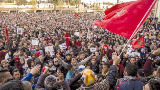مظاهرات غــير مسبوقــة في مدينـة جـرادة المغربيـة
