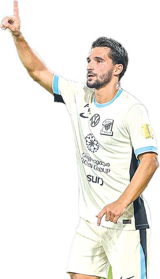 حسـام عـوار يساهـم في فـوز الاتحاد علـى الأخــدود