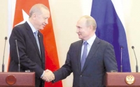 بوتين وأردوغان يتفقان على إجراءات للتهدئة في سوريا