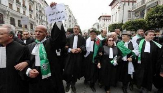 المحامون يواصلون مقاطعة جلسات المحاكم دعما لمطالب الحراك الشعبي