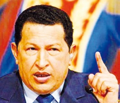 شافيز يسجل تقدما على منافسه المعارض بـ 10٪