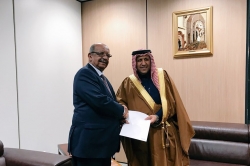مساهل يستقبل السفير الجديد للعربية السعودية لدى الجزائر