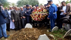 جثمان الفقيد عبد الرحمان حاج صالح يوارى الثرى بمقبرة دالي ابراهيم