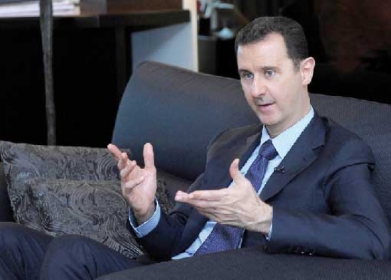 الأسد: الشعب السوري وحده صاحب القرار الأخير