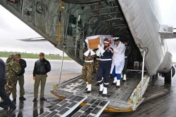 استقبال جثامين شهداء سقوط الطائرة العسكرية بالناحية العسكرية الخامسة
