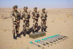 وزارة الدفاع: كشف 10 صواريخ مضادة للأفراد وعربات خفيفة التدريع ببرج باجي مختار