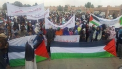 تمنراست : المجتمع المدني و الأئمة و الطلبة ينظمون وقفة تضامنية مع فلسطين