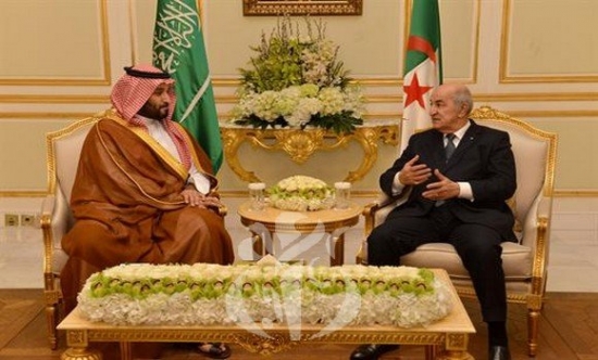 الرئيس تبون يستقبل ولي العهد السعودي بمقر إقامته بالرياض