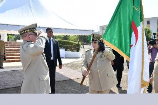 الفريق أحمد قايد صالح يشرف على مراسم تنصيب القائد الجديد للناحية العسكرية الأولى بالبليدة