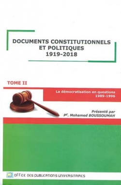 «وثائــــق دستوريـــة وسياسيـــة 1919-2018»
