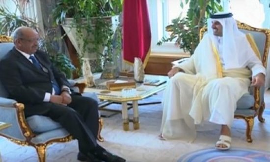 مساهل يستقبل بالدوحة من قبل أمير دولة قطر الشيخ تميم بن حمد آل ثاني