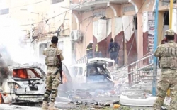 انفجار قوي وإطلاق نار في العاصمة الصومالية