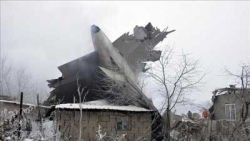 تحطم طائرة تركية بقرغيزستان يسفر عن وفاة 37 شخصا