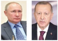 بوتين وأردوغان يناقشان الملف