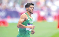 سجاتي يحتل المركـز الثانـي  لسبـاق 800م