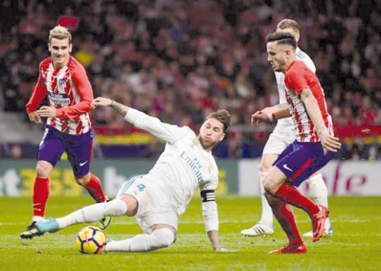 صراع مثير بين ريال مدريد و جاره الأتليتيكو
