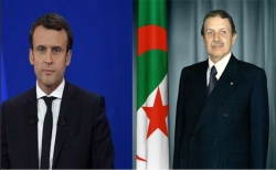 ماكرون يشيد بالالتزام الحاسم للرئيس بوتفليقة بتطوير شراكة استثنائية بين الجزائر وفرنسا