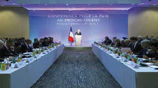 مؤتمر باريس يؤكد على حل الدولتين بالشرق الأوسط