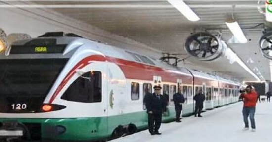 دخول خط السكة الحديدية الجديد محطة أغا- مطار الجزائر الدولي حيز الخدمة  الاثنين المقبل