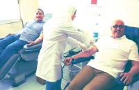 إقبال كبير على التبرع بالدم بمستشفى مصطفى باشا