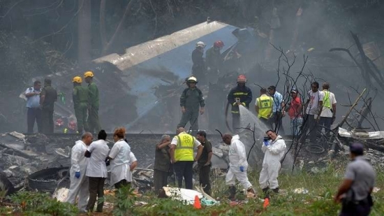 تحطم طائرة ركاب كوبية على متنها 104 شخص