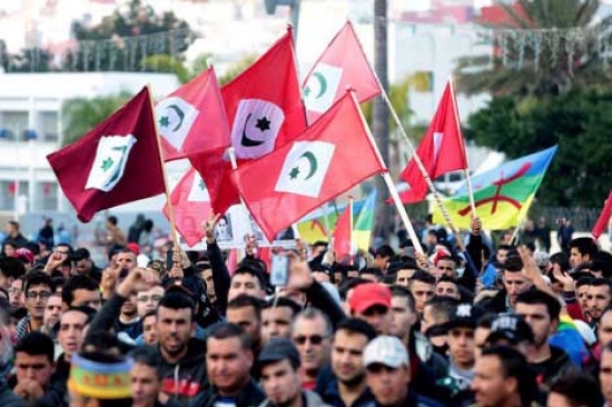 مظاهرات صاخبة بالدار البيضاء المغربية